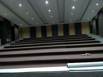 Pekerjaan Interior Kedap Suara Gedung Theatre Kampus KKP